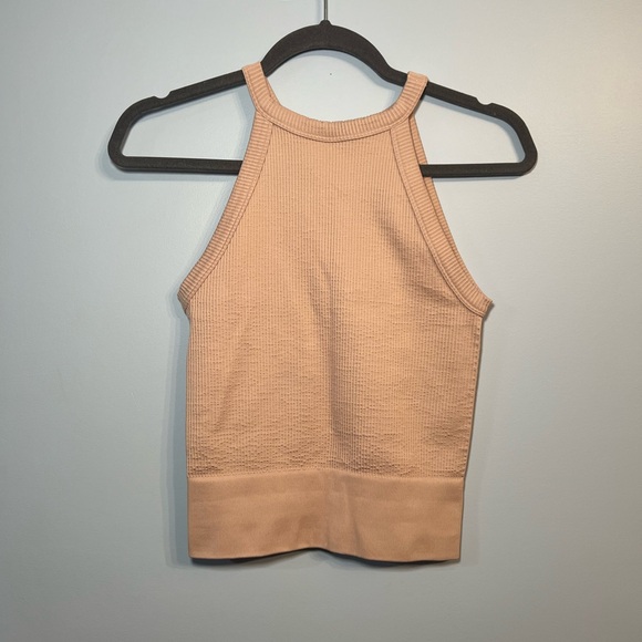 Free People Intimately Pink Ribbed Tank Top - Picture 2 of 3